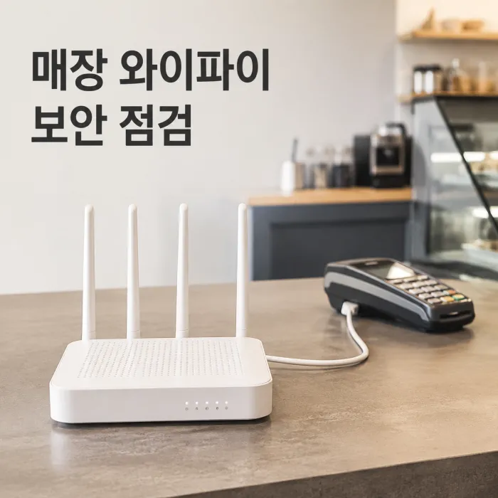 포스기와 손님용 와이파이를 분리하는 매장 와이파이 보안 설정