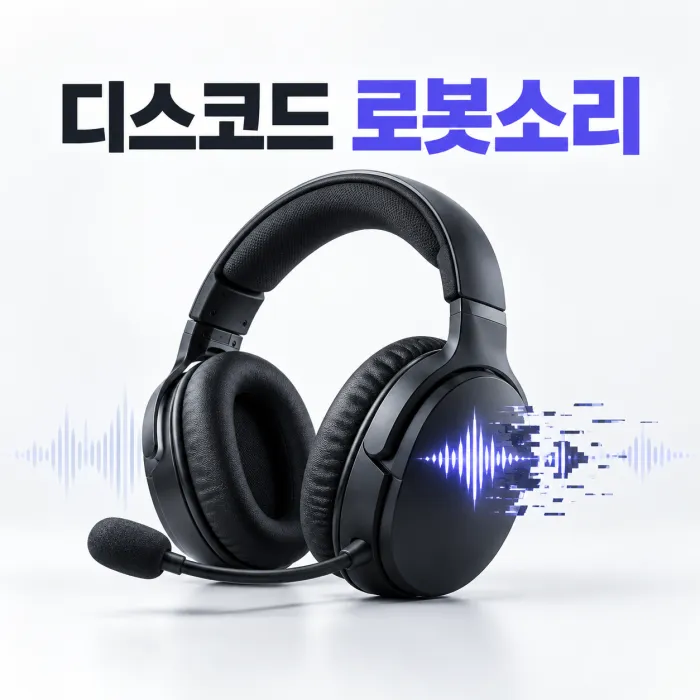 디스코드 로봇소리가 발생한 음성 통화 화면과 불안정한 UDP 연결 상태