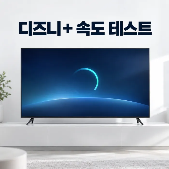 디즈니+ 인터넷 연결 테스트, TV·게임 콘솔·핸드폰 속도 측정 방법