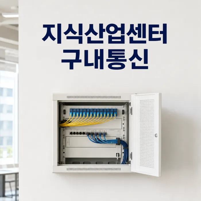 지식산업센터 구내통신 설비와 사무실 개별 인터넷 연결 구조