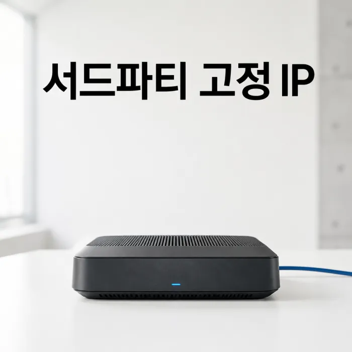서드파티 고정 IP를 공유기 VPN으로 연결한 재택근무 환경